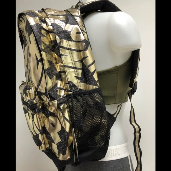 Victoria’s Secret Pink Gold Foil Campus Backpack main image 4
